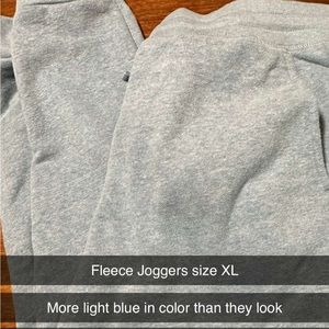 Fleece joggers